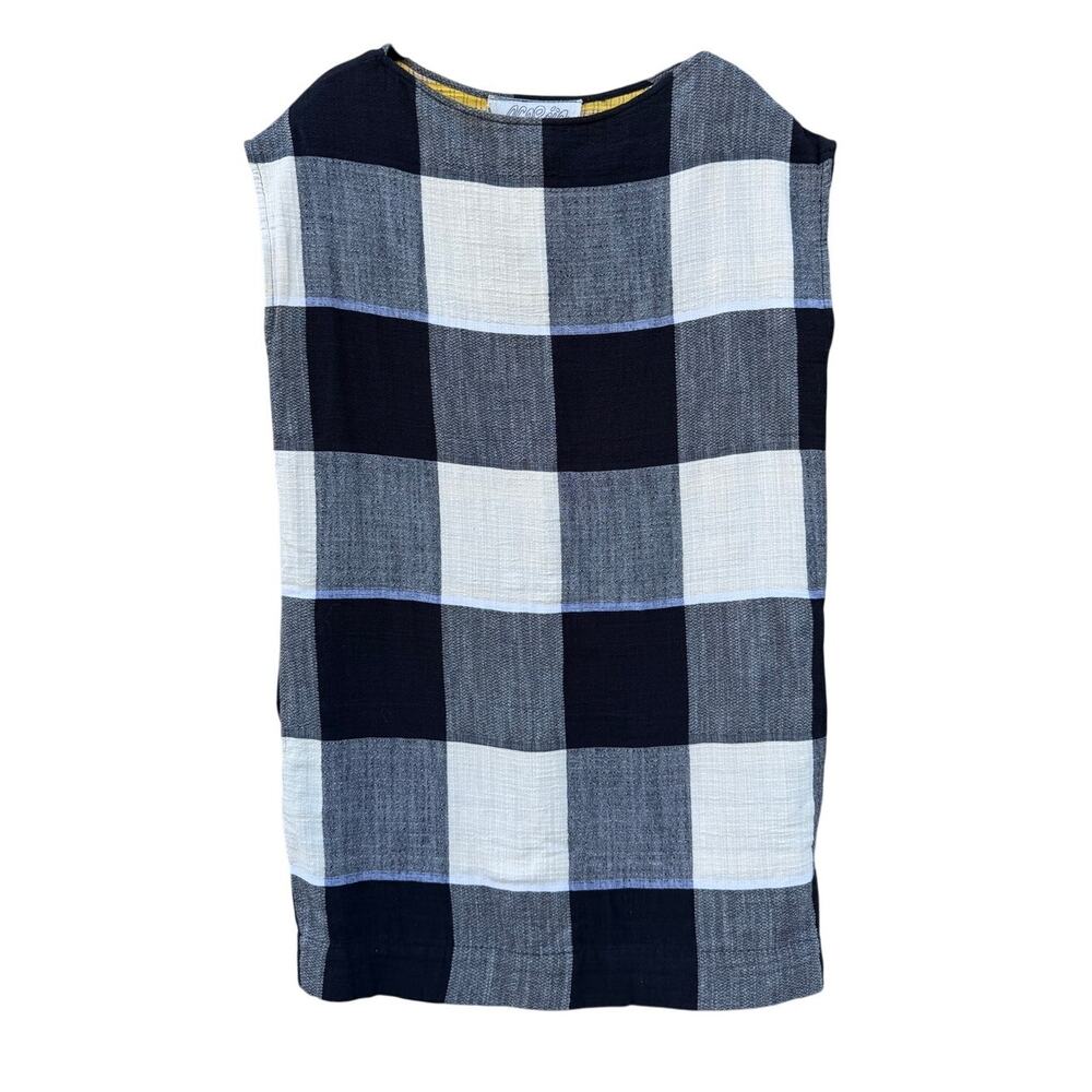 Ace & Jig Plaid Shift Dress With Pockets Size XS
